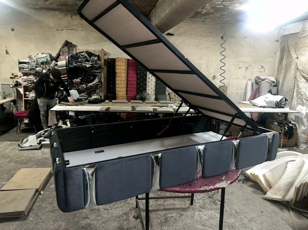 Kaliteli lüx Tek kişilik baza yatak başlık - 7