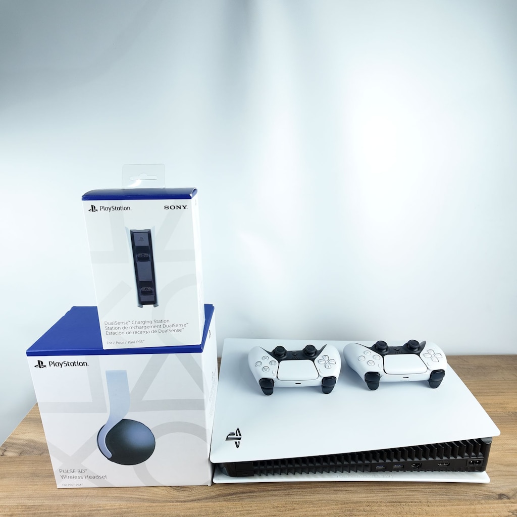 PLAYSTATION 5 STANDART CDLİ ÇİFT KOL + ŞARJ İSTASYONU + KULAKLIK - 4