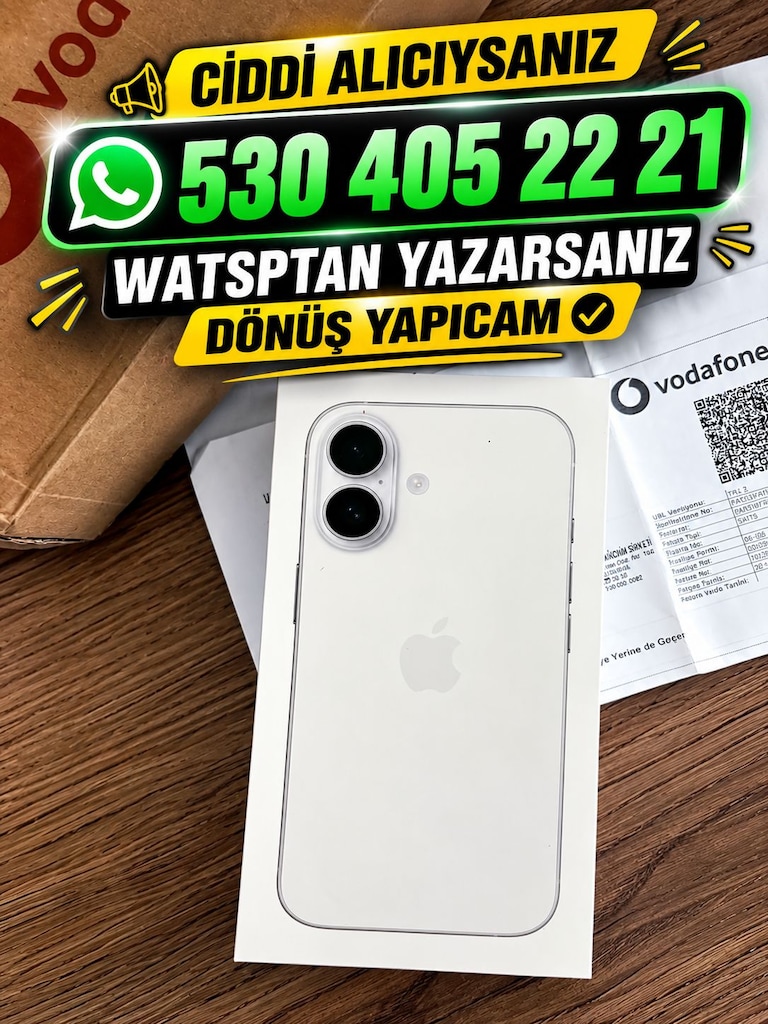 iPhone 17 Beyaz 256 GB Yurt içi SIFIR KAPALI KUTU 2 SENE GARANTİLİ - 2