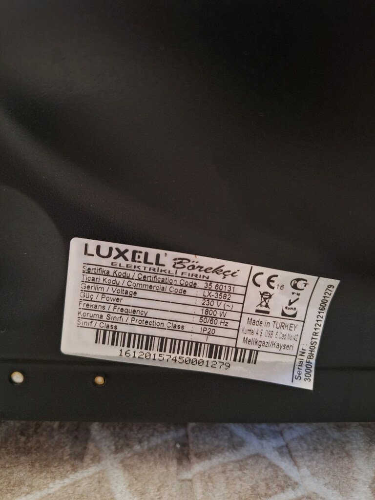LUXELL LX_3582 BÖREKÇİ MİNİ FIRIN - 6