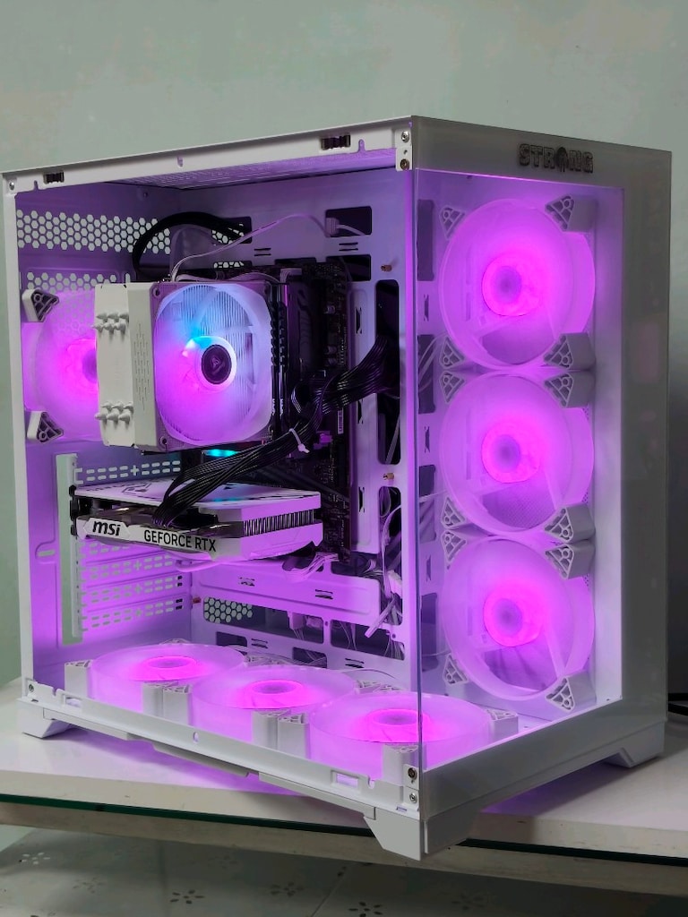 RTX 4060 RYZEN5 5600X 16GB RGB RAM 1TB M2SSD 600W AKVARYUM KASA - 3