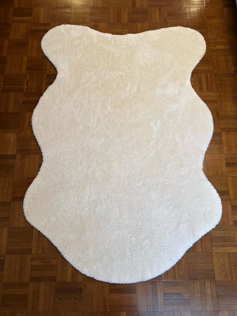 tavşan tüyü ayı postu halı kilim peluş yumuşak - 7