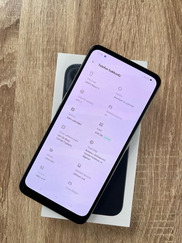 OPPO RENO Z2 128GB TERTEMİZ!!! - 7