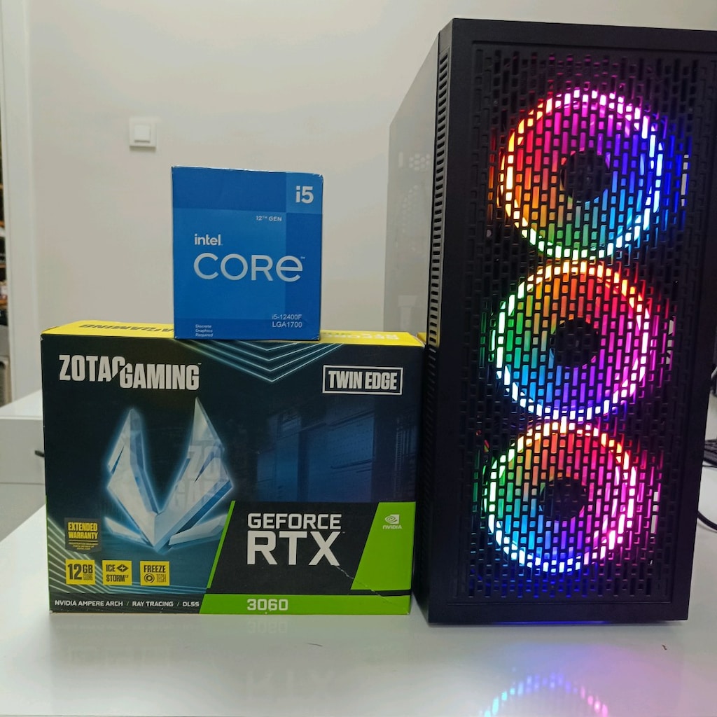 İNTEL İ5 12400F 16 GB GEFORCE RTX 3060 RAİNBOW GMNG BİLGİSAYAR - 3