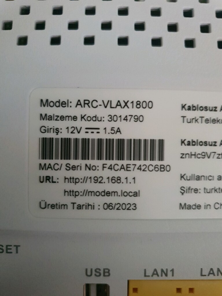 ARCADYAN WİFİ 6 VDSL MODEM - 4