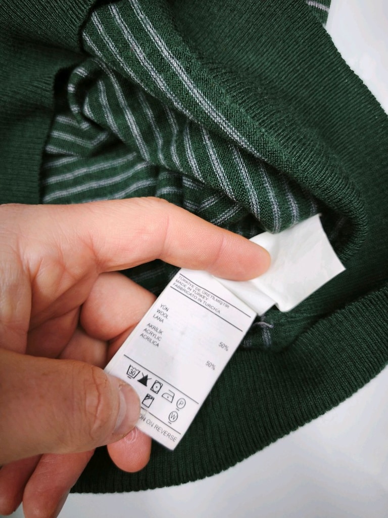 sıfır Benetton yün kazak M - 10