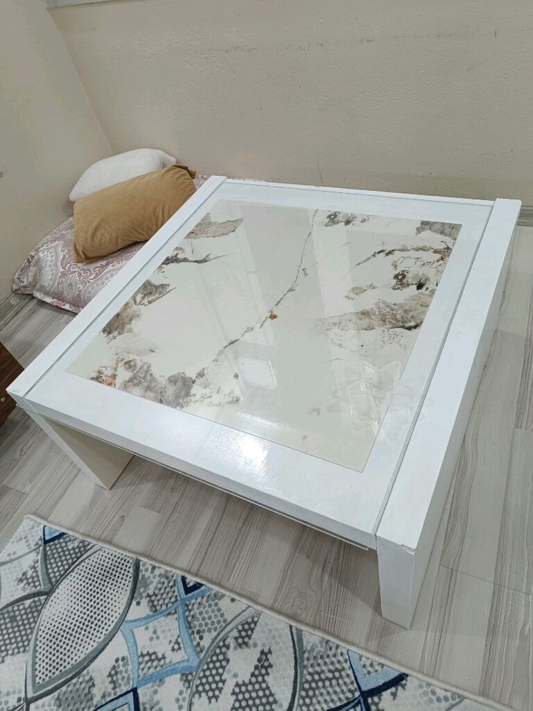 Beyaz orta sehpa - 2