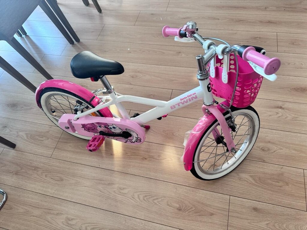 decathlon çocuk bisikleti 16 inç 500 doctor girl orjinal B’Twin 4-7yaş - 6
