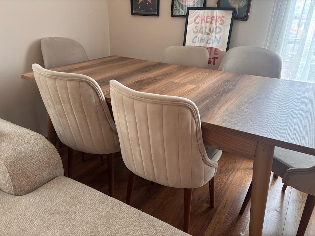 yemek masası ve 6 sandalye - 5