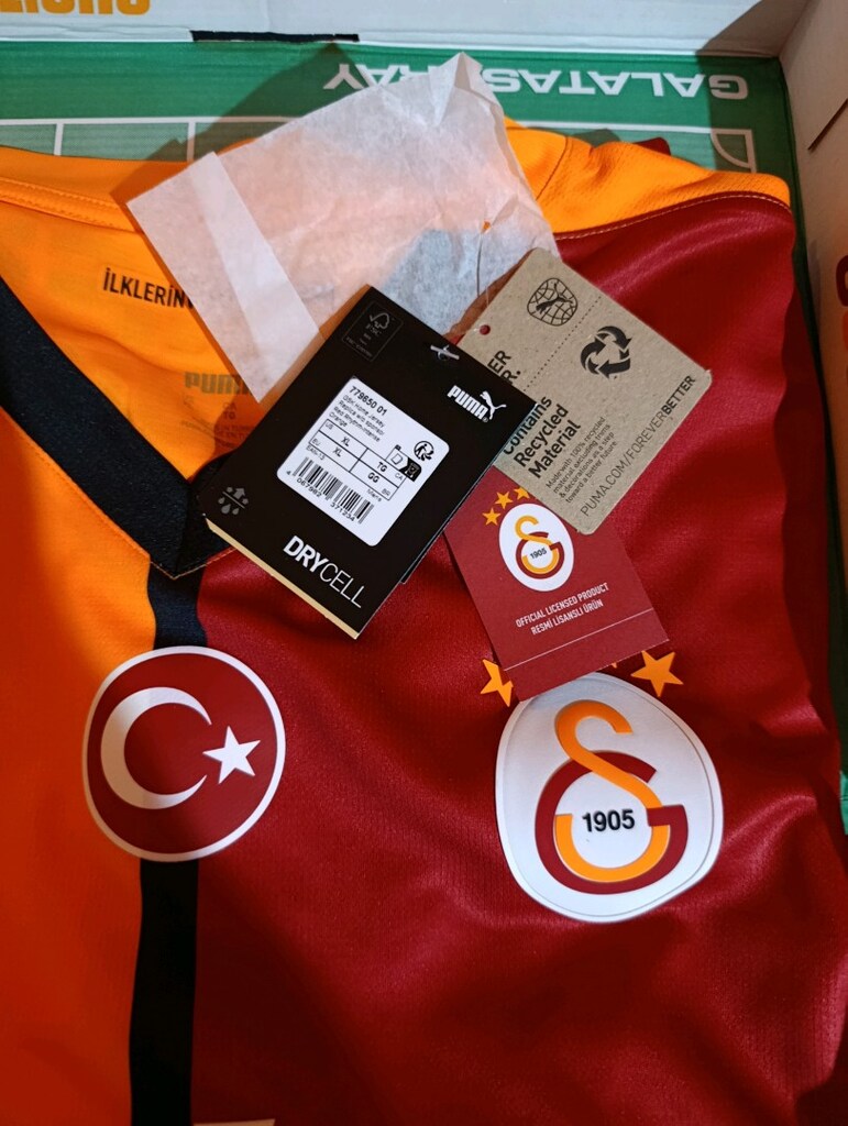 Galatasaray Puma 24/25 İç Saha Parçalı Forma XL Sıfır