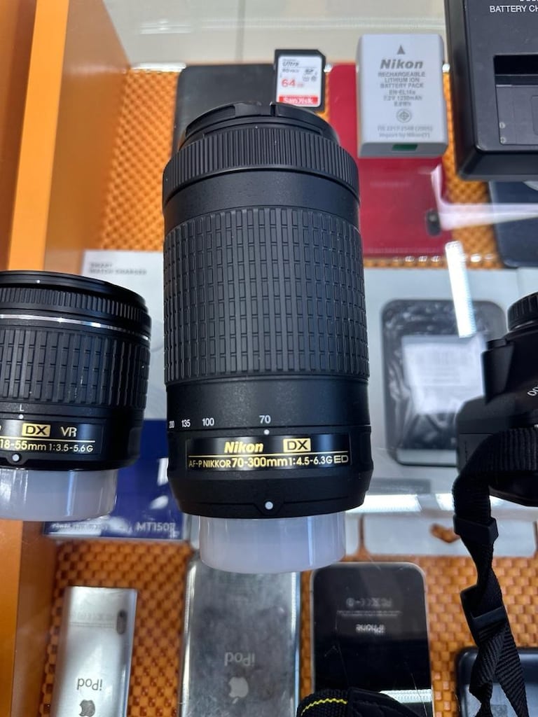 NİKON D3500 18-55mm +70-300 mm lens 64 gb hafıza kartı ve çanta - 7