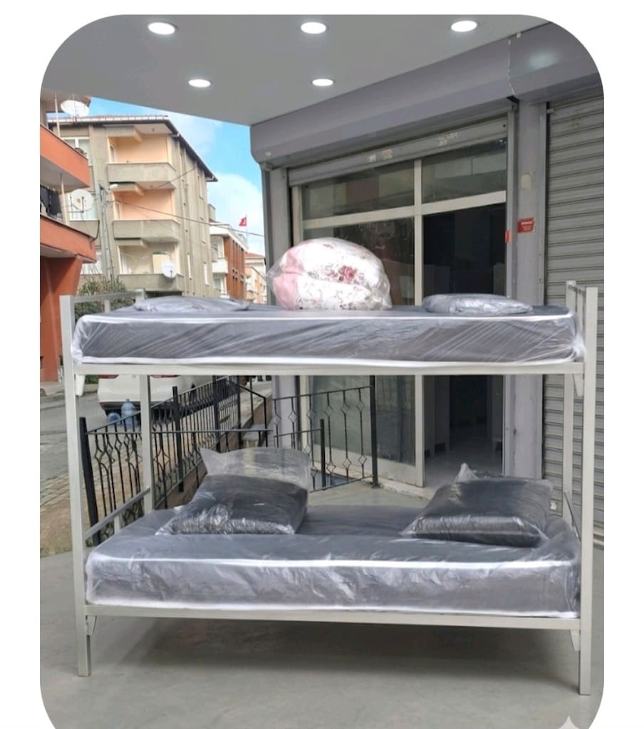 METAL IKI KATLI RANZA İKİ YATAK AYNI GÜN ÜCRETSİZ TESLİMAT - 2