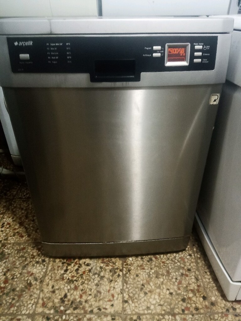Arçelik ınox gri bulaşık makinesi - 2