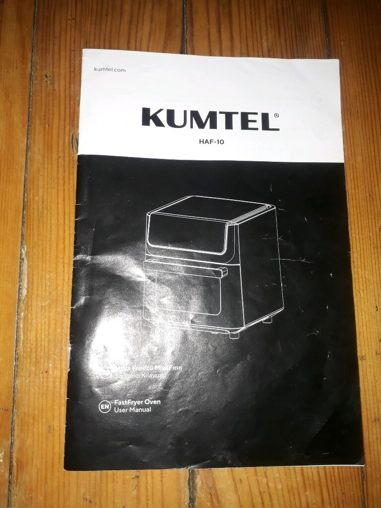 kumtel airfryer fritöz haf 10 - 4