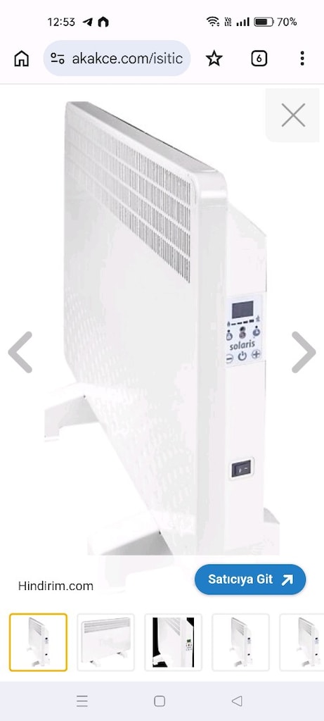 Solaris4570 model 2500 watt digital isitici garantili - 3
