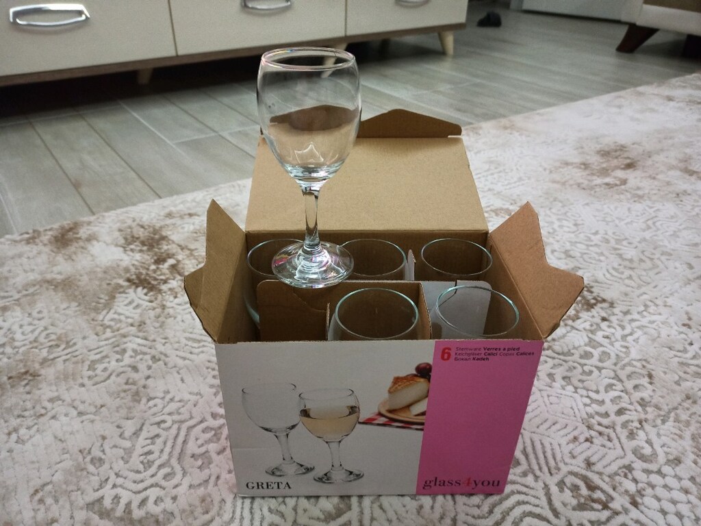 Paşabahçe 6 li kadeh bardak - 2