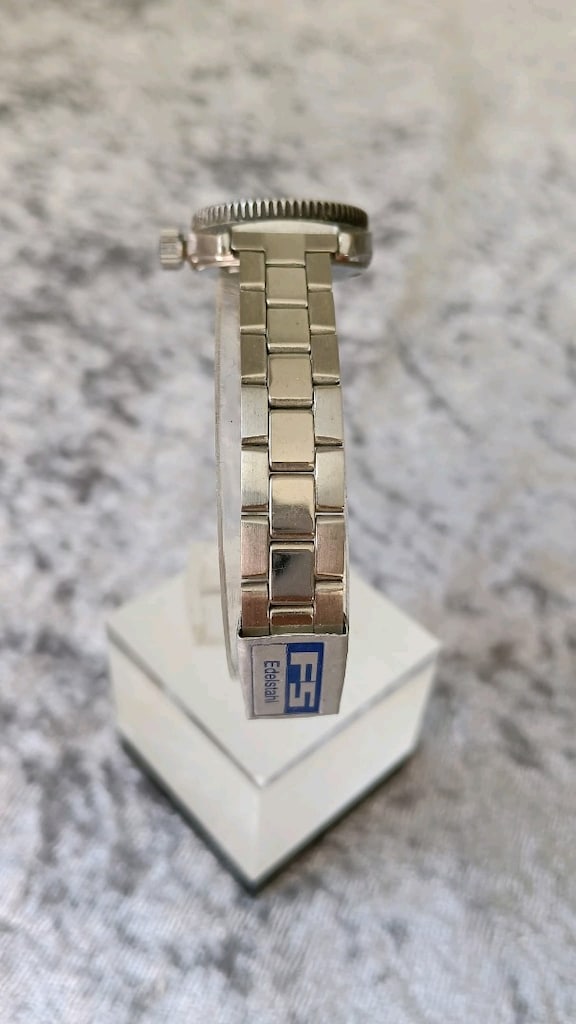 Vintage Junghans çelik kurmalı bayan kol saati - 3