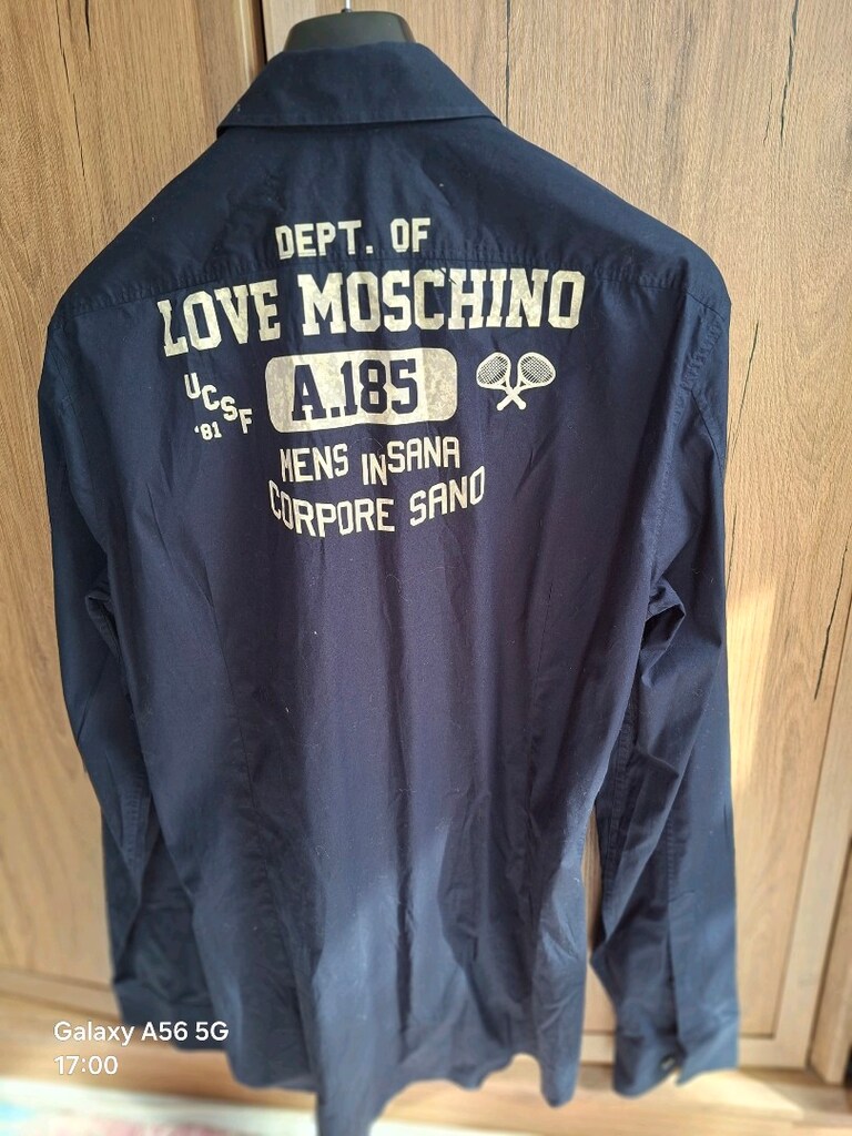 LOVE MOSCHINO LACİVERT L BEDEN GÖMLEK - 2