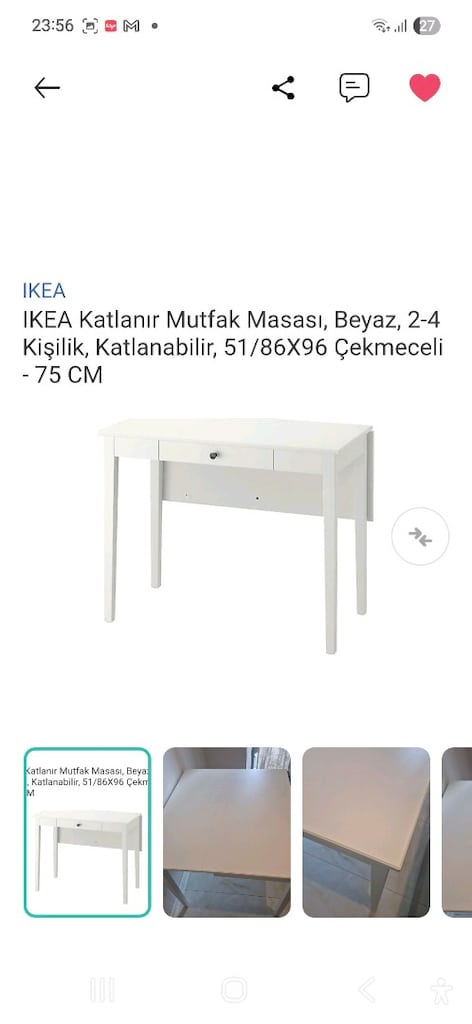 Ikea mutfak masası - 3