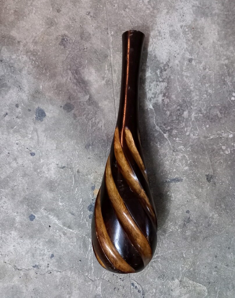 Dekoratif mango ağacı spiral bohem vazo - 4