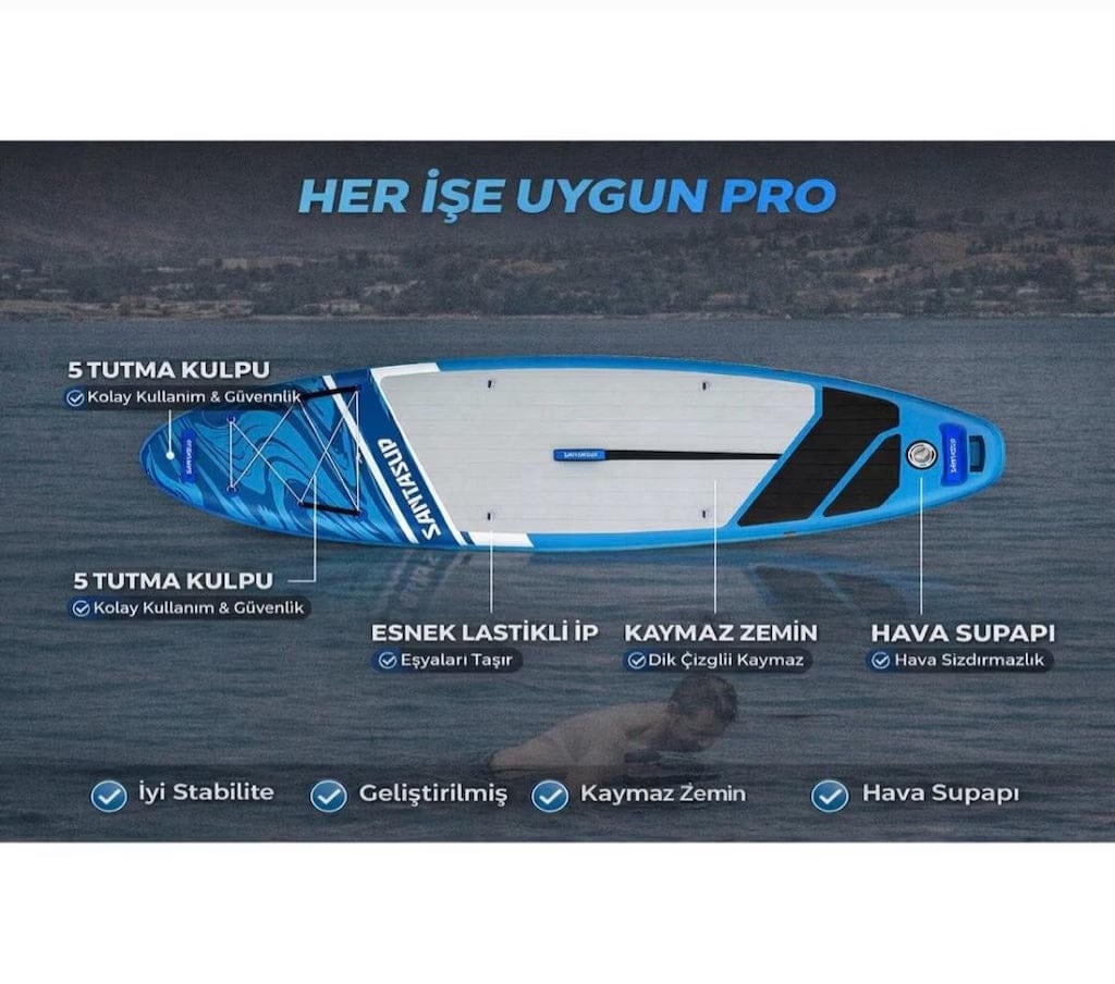 Şişme Sup Paddle Board 2 adet - 12