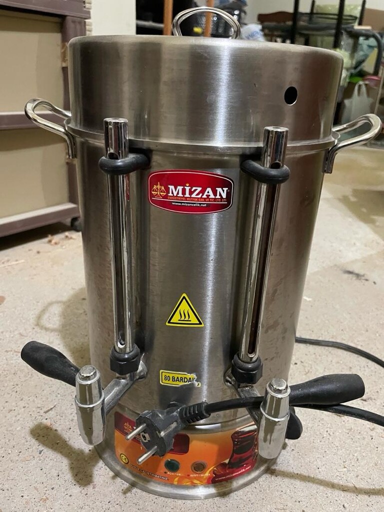 Mizan 80 Bardaklık Endüstriyel Çay Otomatı - Paslanmaz Çelik - 6
