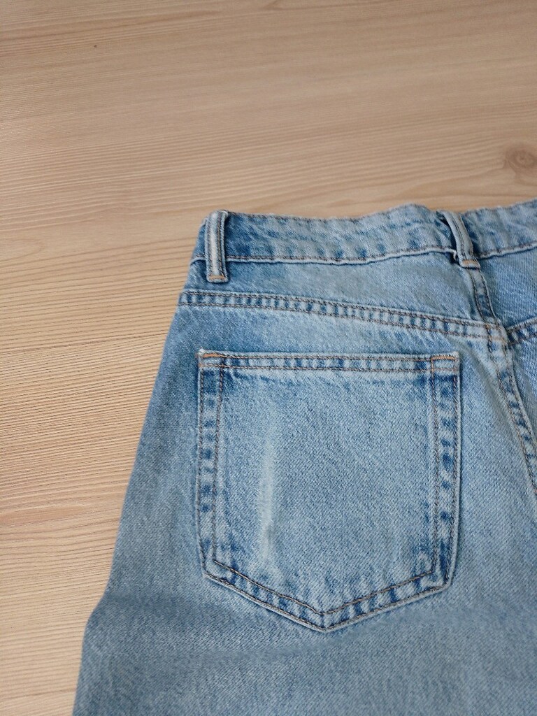 Bershka Mavi kot pantolon - 6