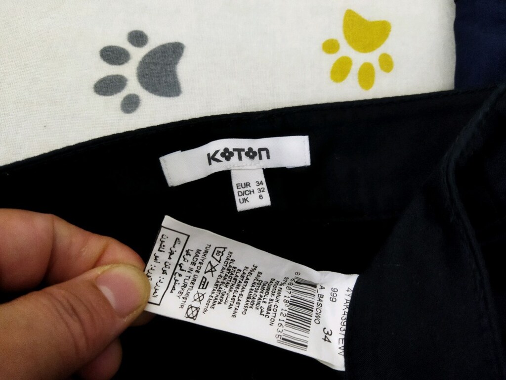 bayan kumaş pantolon Koton marka 34 beden — görsel 8/8