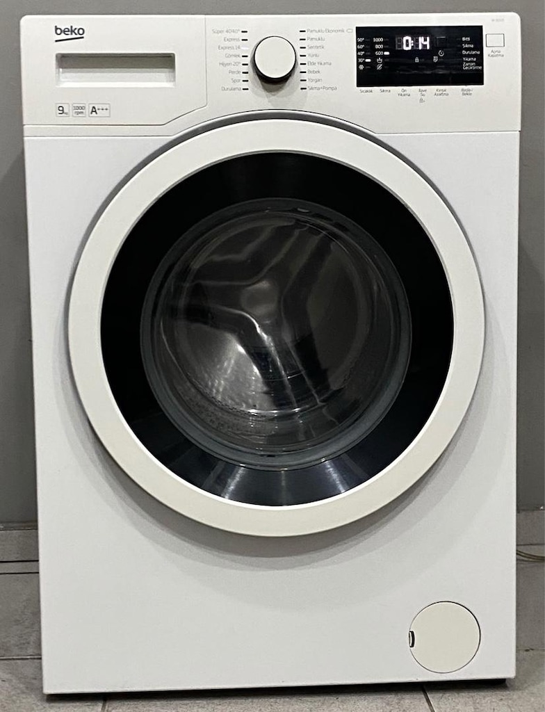 BEKO 9 KG A+++ ÇAMAŞIR MAKİNESİ SORUNSUZ HEMEN TESLİMAT - 2