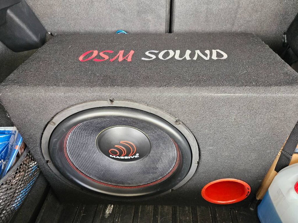 Massive 38cm woofer + edison ed1000d Mono amfi - 2