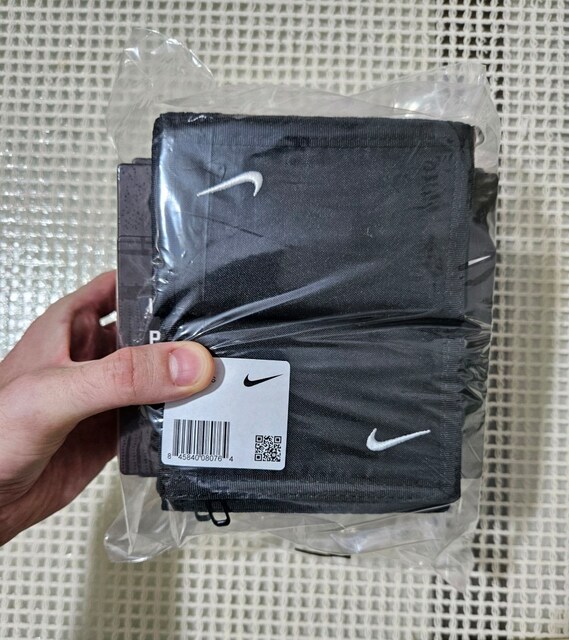 Nike siyah cüzdan 10'lu paket