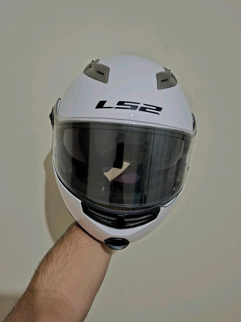 Ls2 Guroni Çene Açılır Motor Kaskı Güneş Vizörlü XXL 2XL Beden - 5