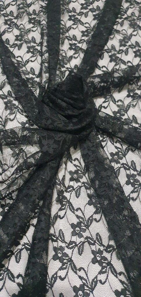 Fransız dantel parça kumaşlar - 9