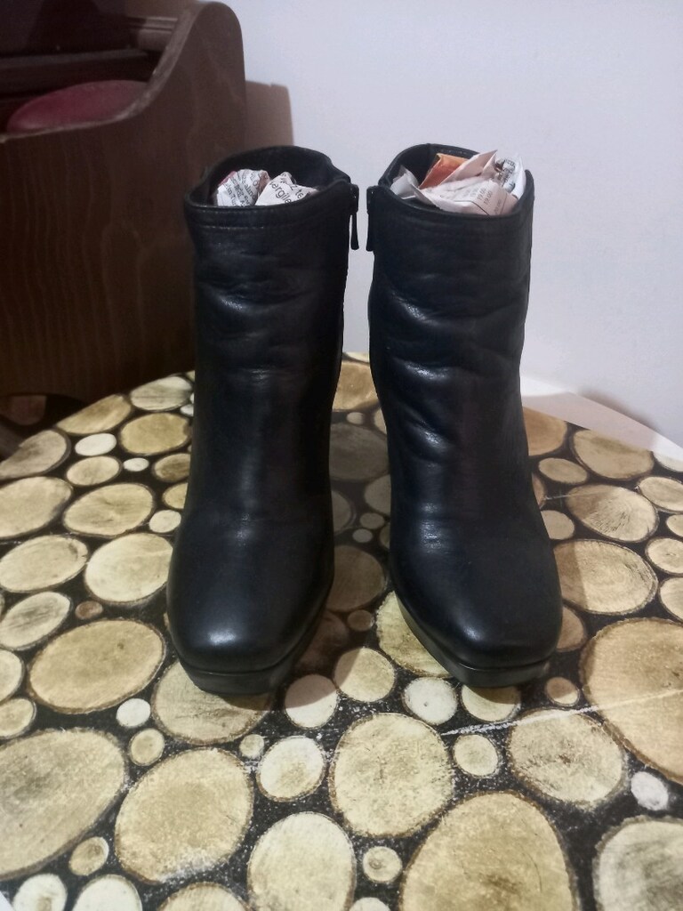 Deri Topuklu Bot 40