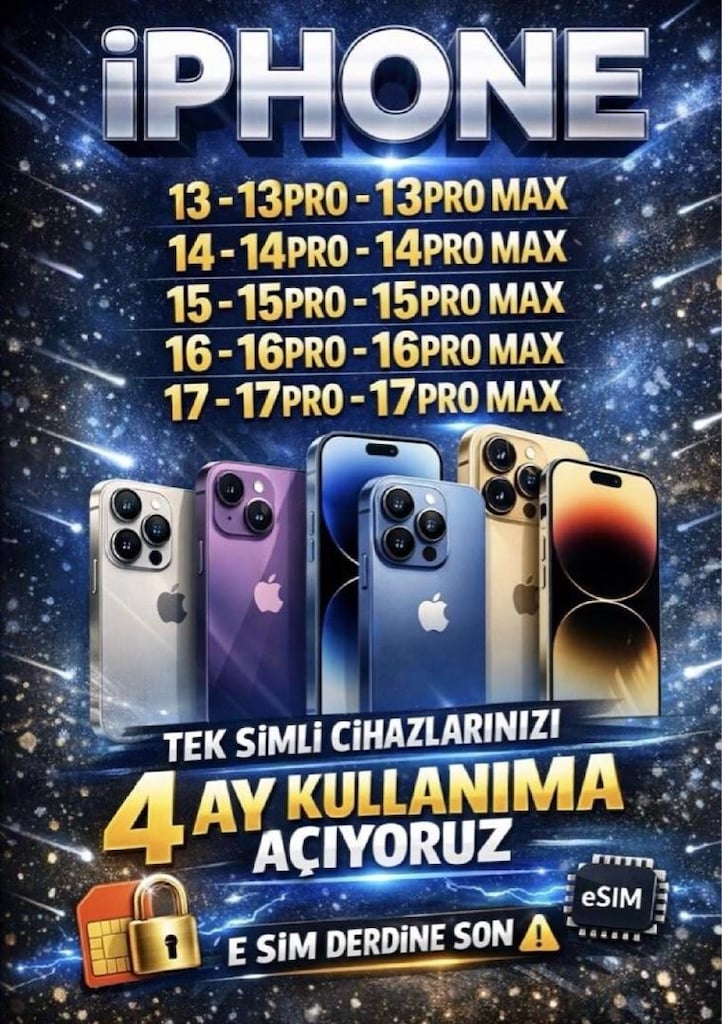 E SİM DERDİNE SON