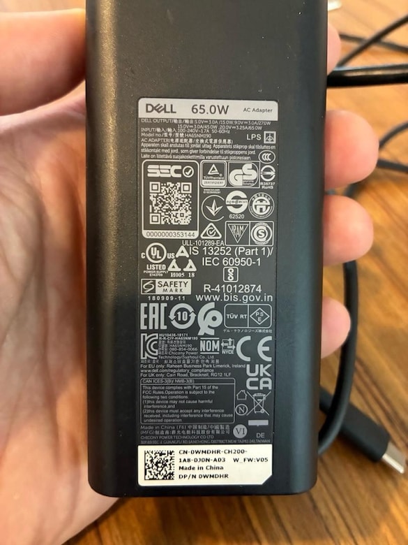 dell 65w type c şarj adaptörü - 3