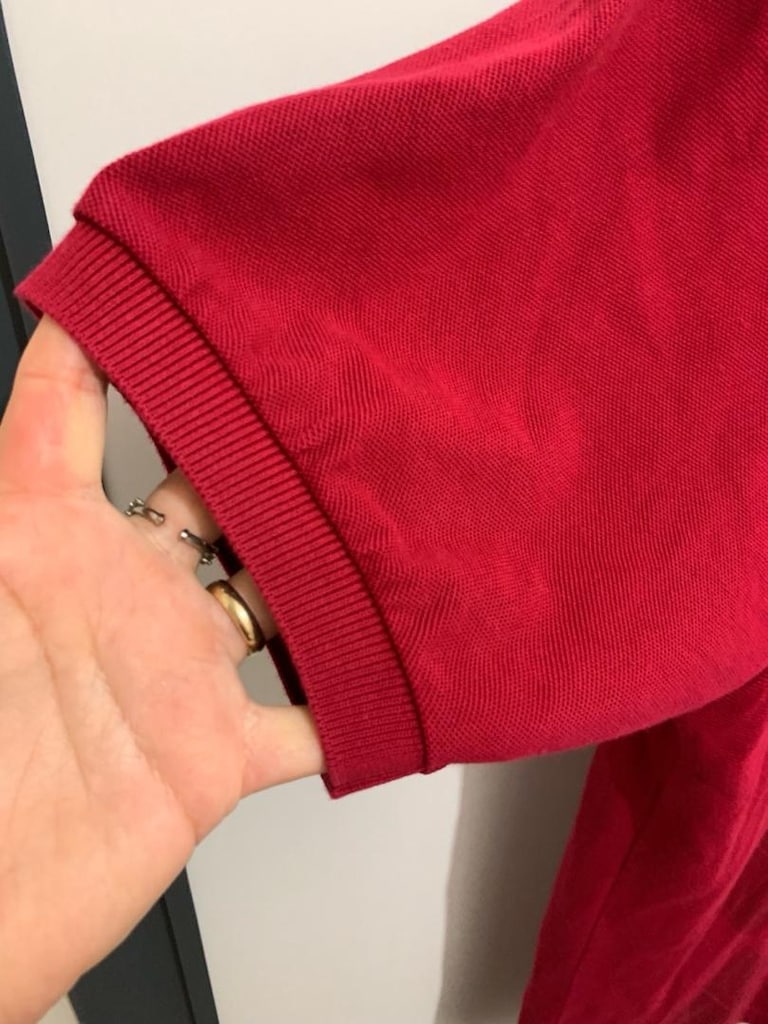 Orijinal Lacoste XL-2XL polo yaka yaka Tişört - 3