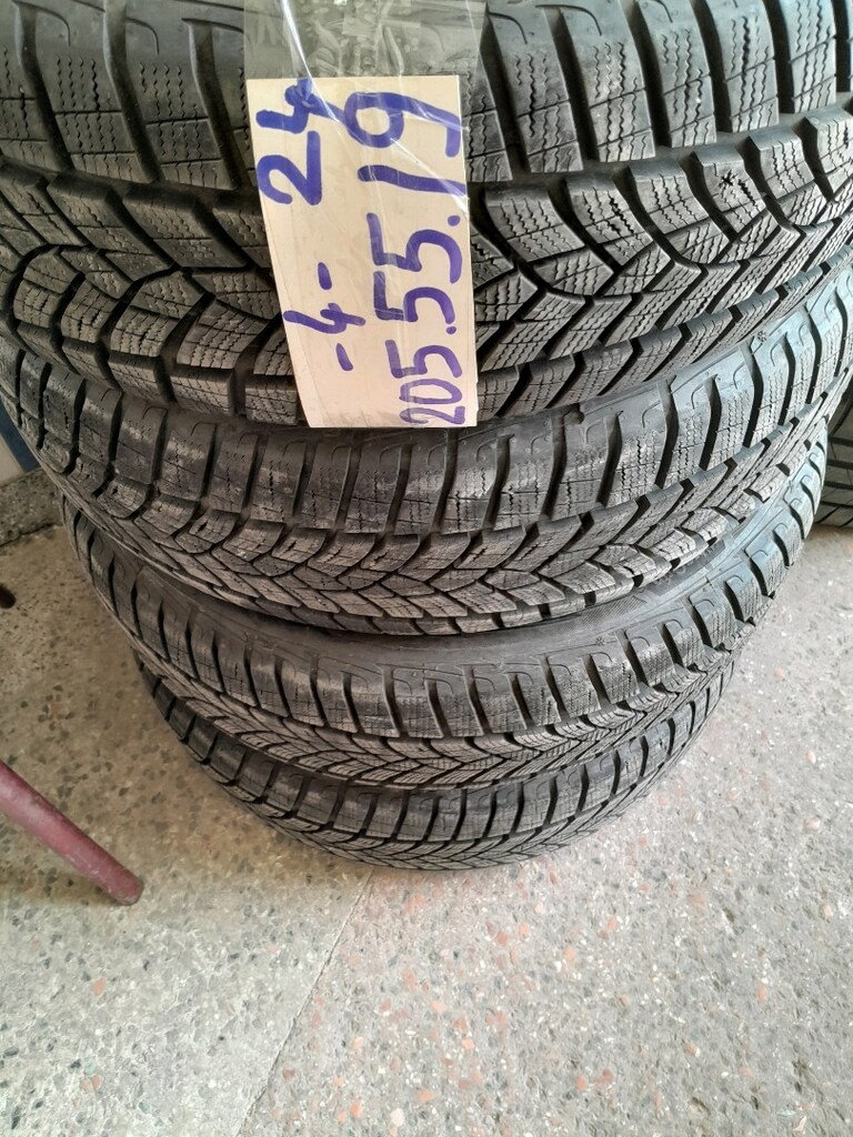 4 ADET 205&55/19 GODYEAR KIŞLIK 2024 TARİHLİ - 2