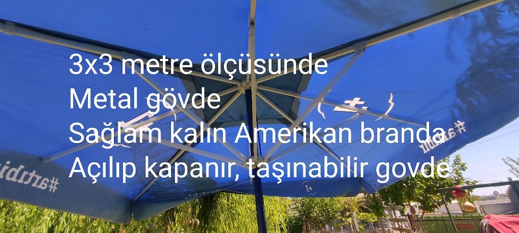 Büyük BAHÇE ŞEMSİYESİ çardak - 5