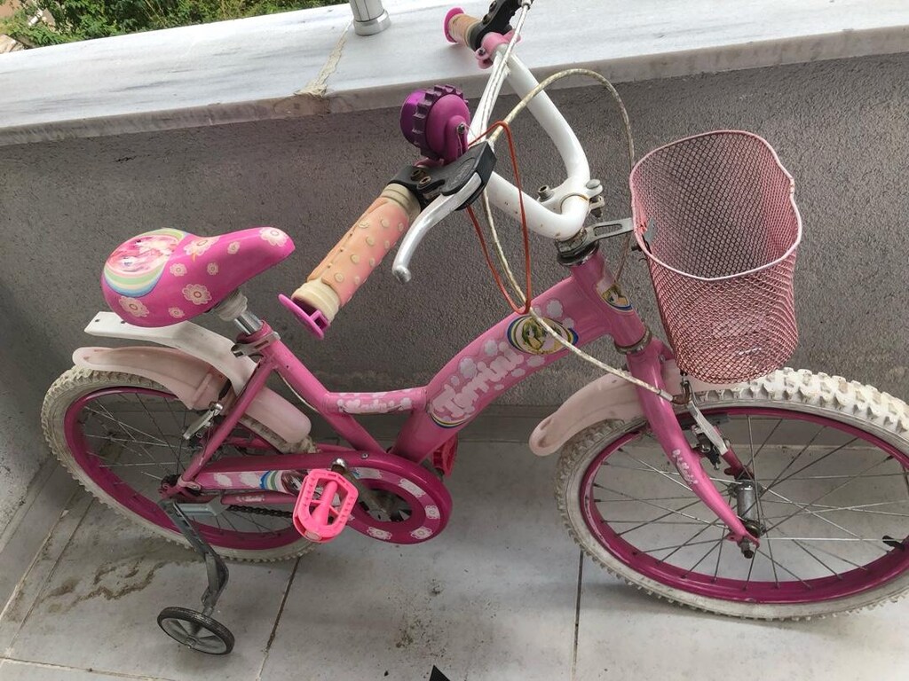 pembe kız çocuk bisiklet - 3