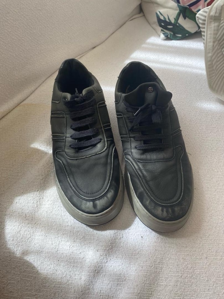 Elle Marka Siyah Deri Sneaker Erkek Ayakkabısı