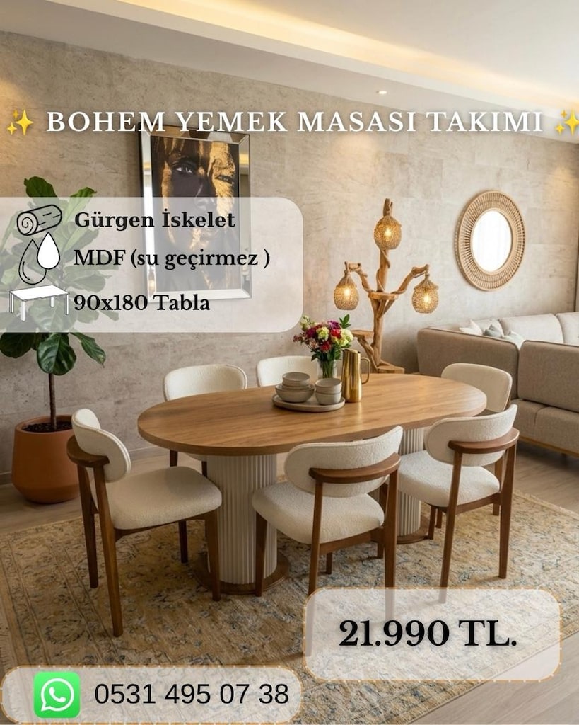 Bohem Masa Sandalye - 2
