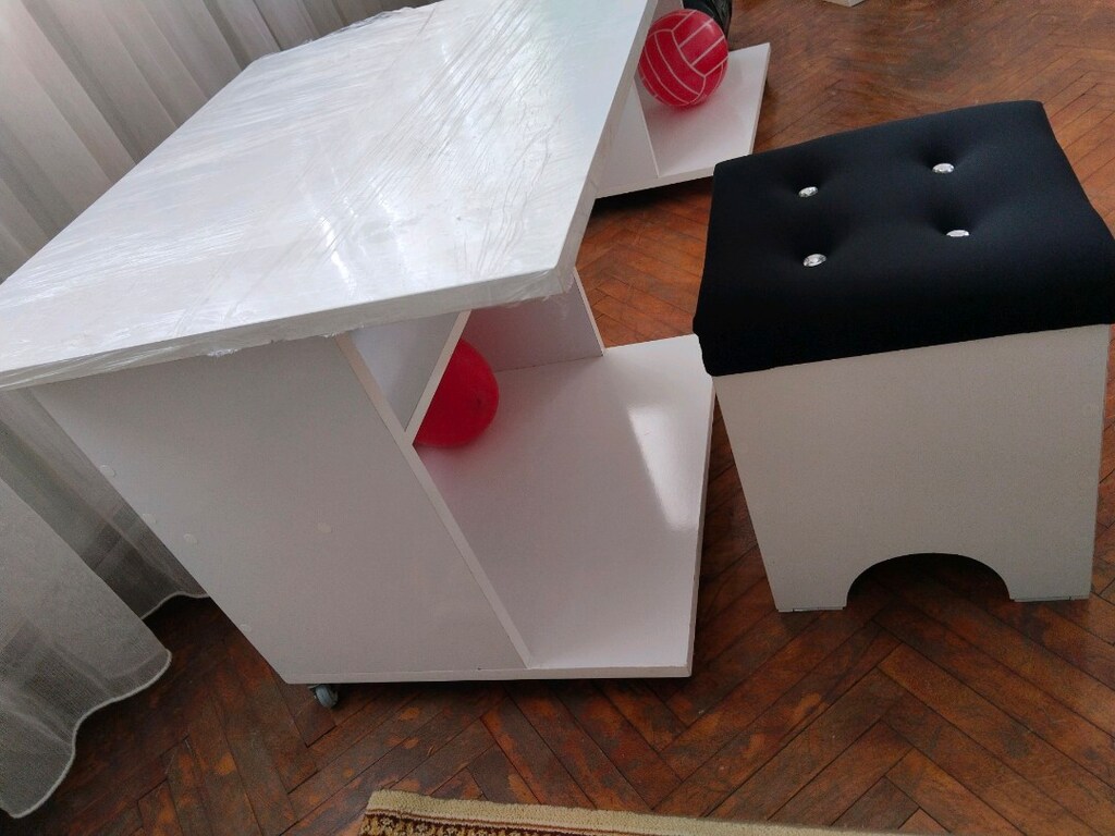 4 ADET MASA SANDIKLI PUF TEKLİ PUFLAR - 12