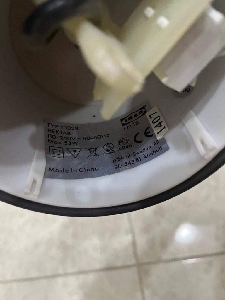 IKEA HEKTAR koyu gri 47 cm sarkıt lamba – 2 adet - 3