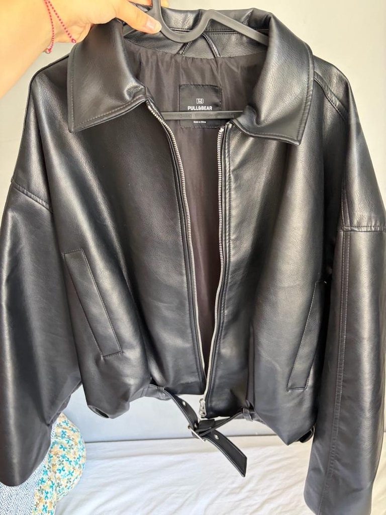 Pull And Bear Deri Ceket Siyah — görsel 6/6