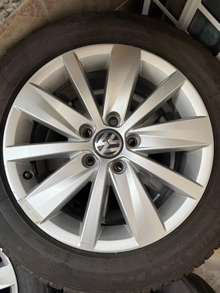 Passat B7 çıkma orijinal 16” jant ve kışlık lastik - 4