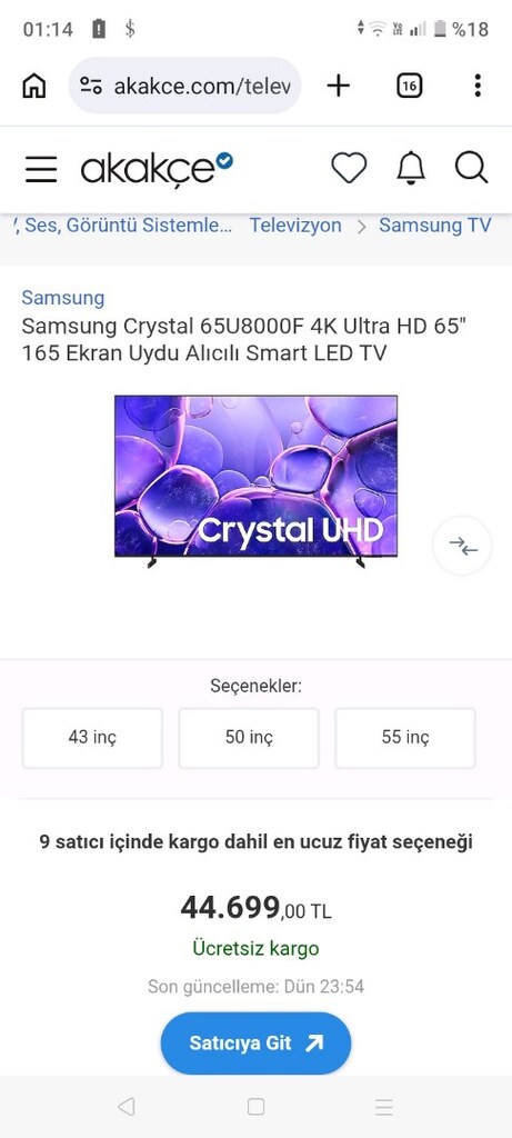 SAMSUNG SIFIR GARANTİLİ FATURALI TELEVİZYON - 2