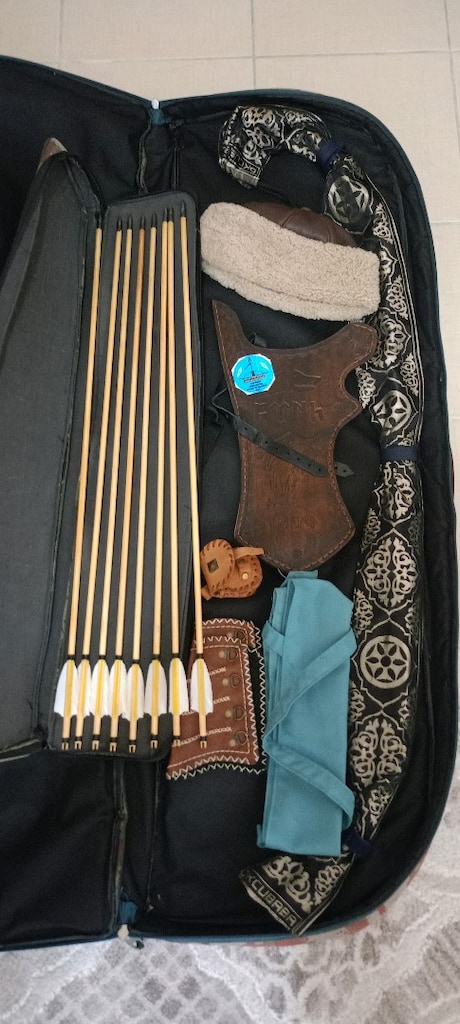50 Lb Kırım Tatar Yayı ve Okçuluk seti Herşey Dahil. Detaylar açıklama - 8