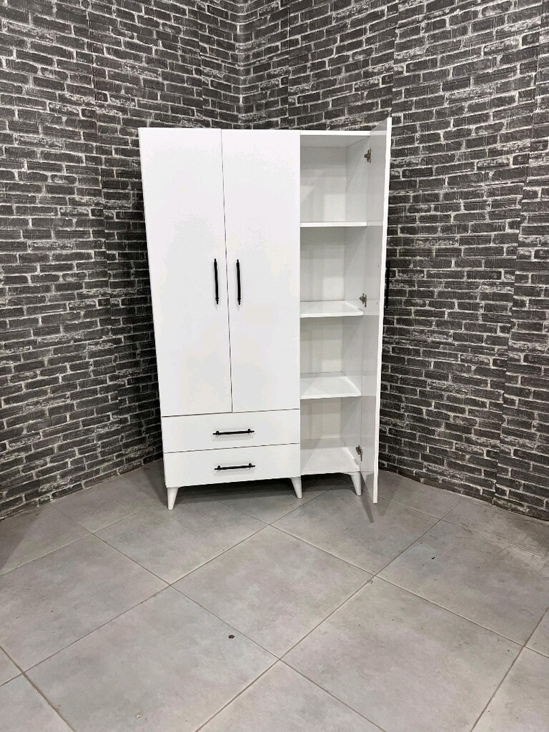 3 kapaklı mdf elbise dolabı - 4