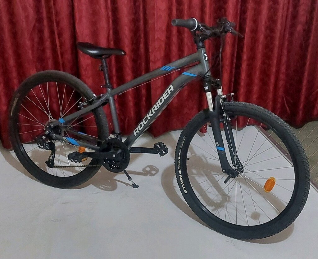 DECATHLON BTWIN ROCKRIDER 27.5 JANT 21 VITES M BEDEN YENI GIBI - 4